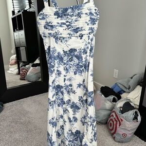 NWOT - A&F Emerson fit and flare midi dress (summer 2024)